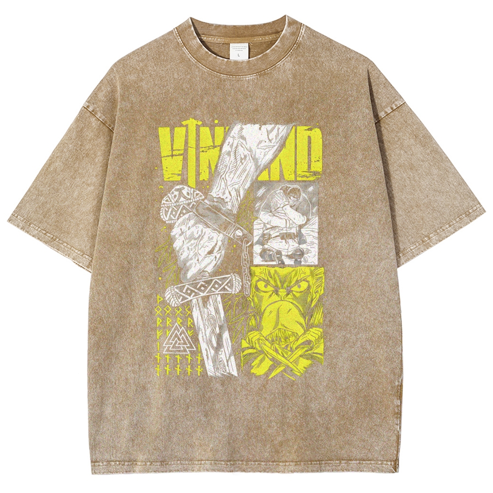 Vinland-Saga Unisex Fit Washed T-Shirt