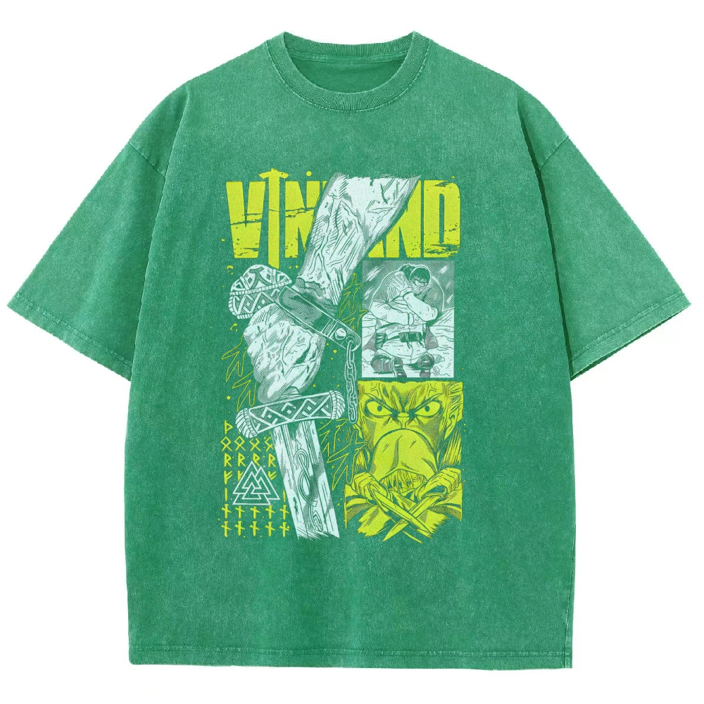 Vinland-Saga Unisex Fit Washed T-Shirt