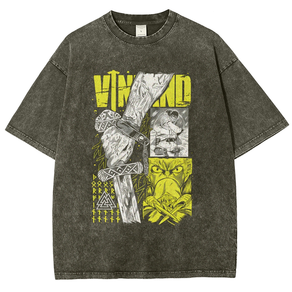 Vinland-Saga Unisex Fit Washed T-Shirt