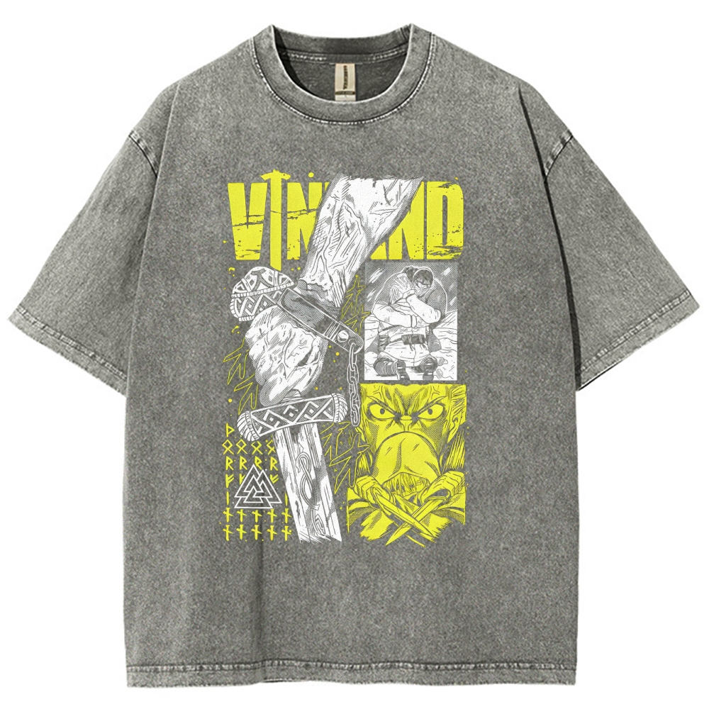 Vinland-Saga Unisex Fit Washed T-Shirt