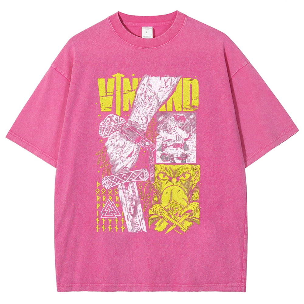 Vinland-Saga Unisex Fit Washed T-Shirt