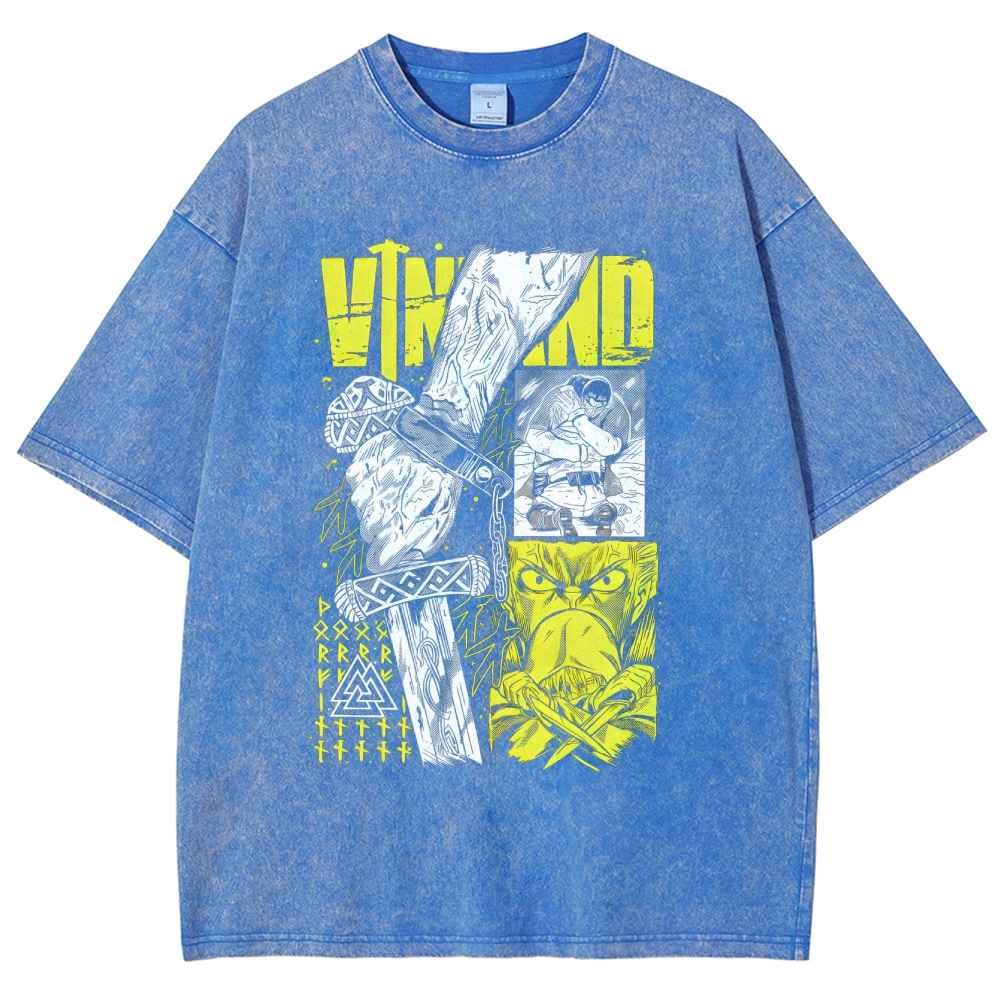 Vinland-Saga Unisex Fit Washed T-Shirt