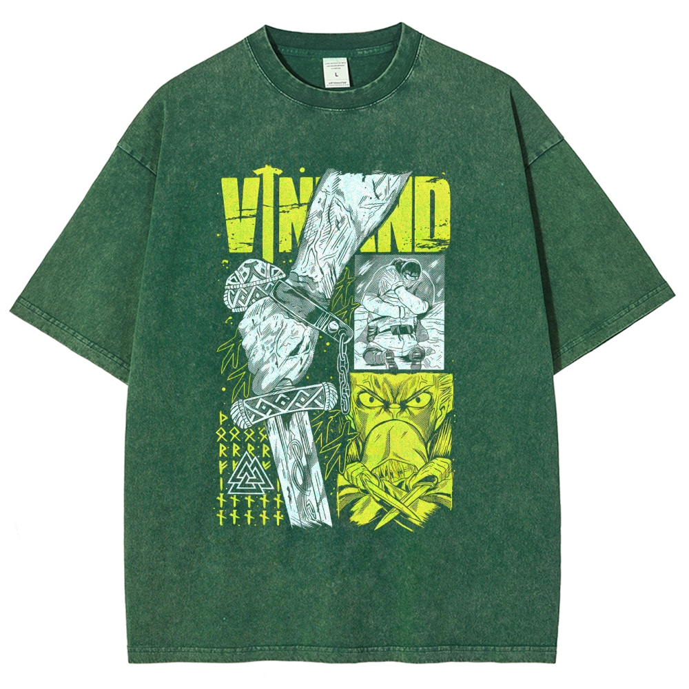Vinland-Saga Unisex Fit Washed T-Shirt