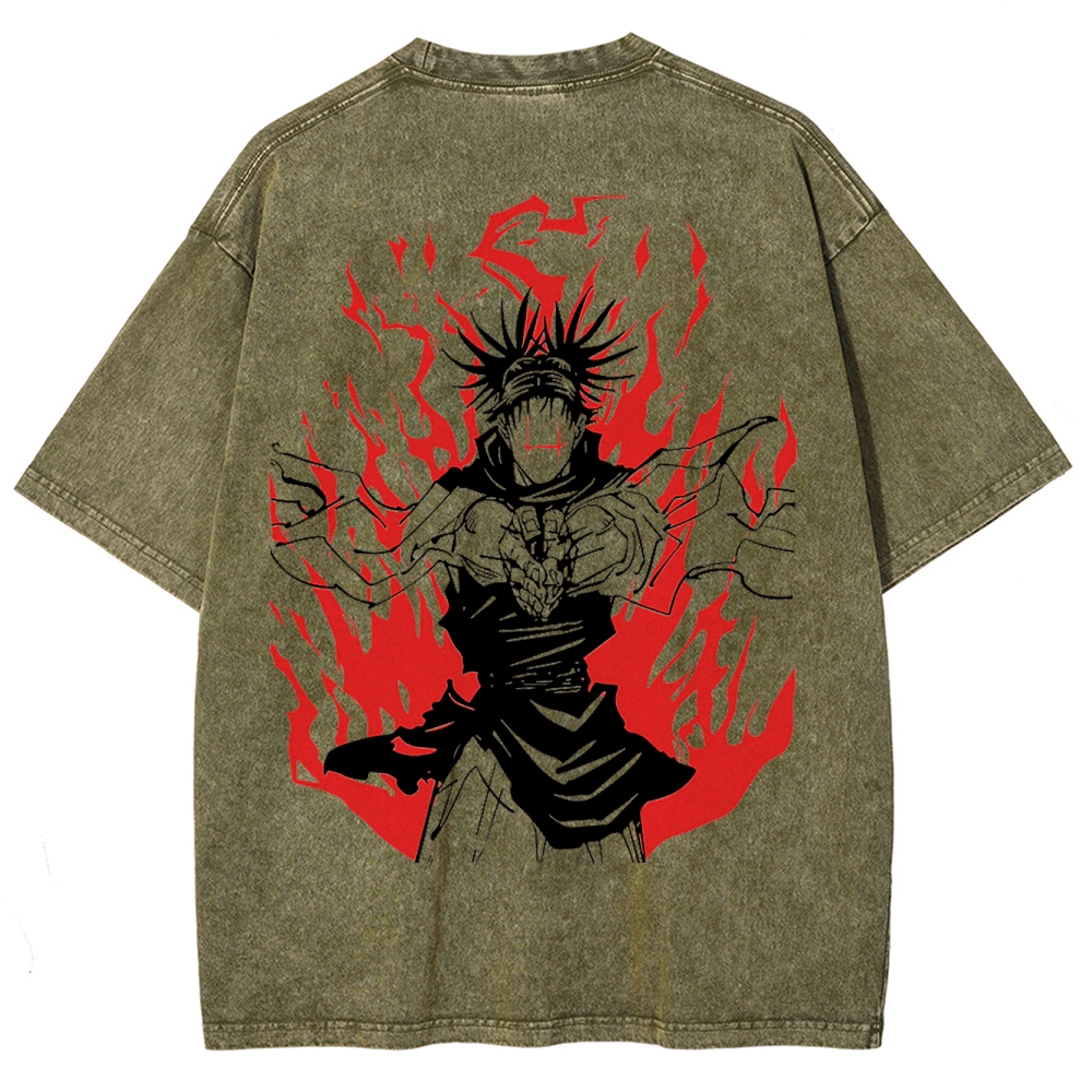 Jujutsu Kaisen Unisex Fit Washed T-Shirt 2502003473