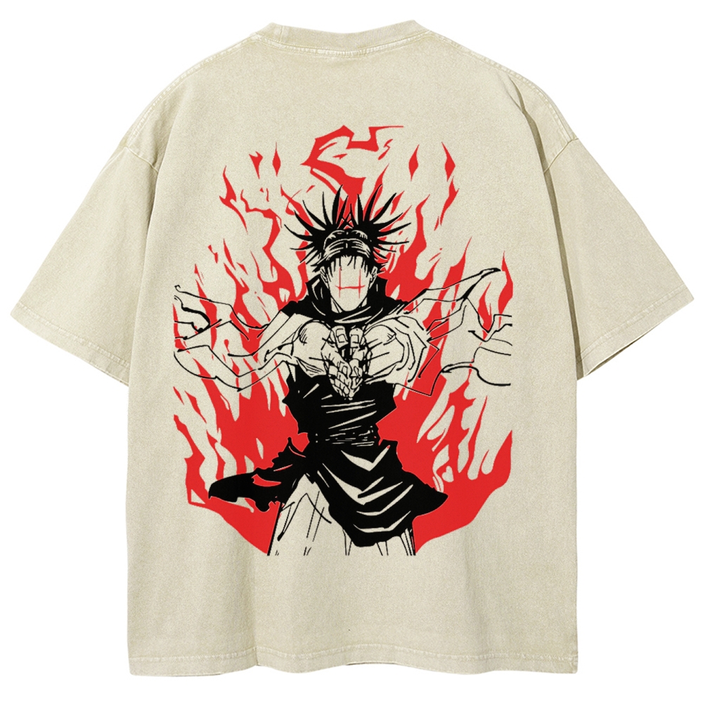 Jujutsu Kaisen Unisex Fit Washed T-Shirt 2502003473