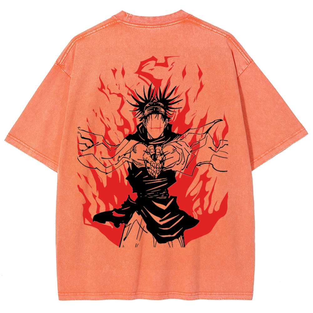 Jujutsu Kaisen Unisex Fit Washed T-Shirt 2502003473