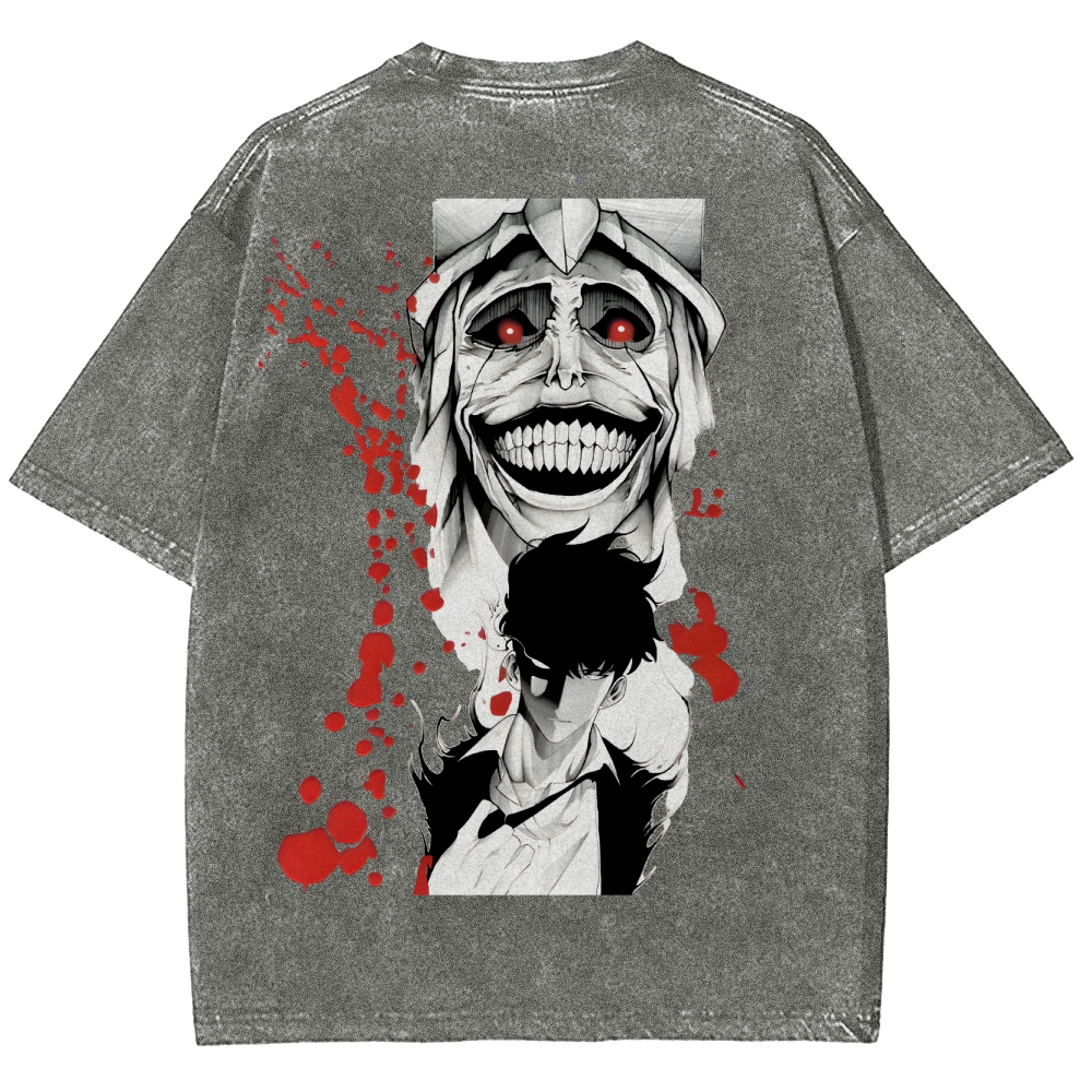 Solo Leveling Unisex Fit Washed T-Shirt