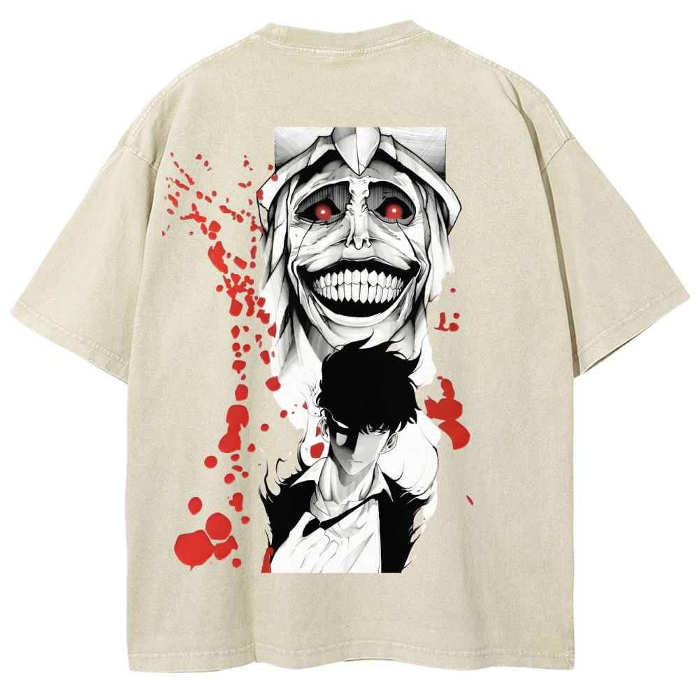 Solo Leveling Unisex Fit Washed T-Shirt