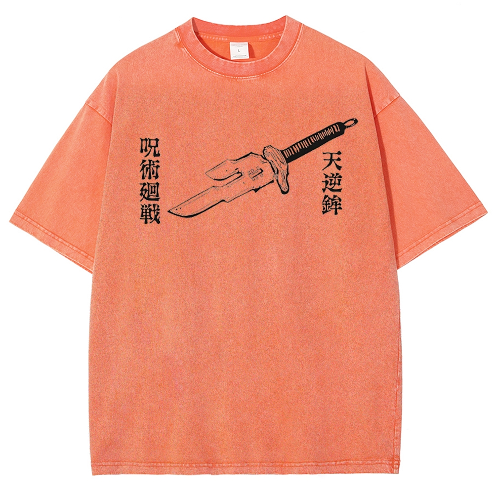 Demon Slayer: Kimetsu no Yaiba Unisex Fit Washed T-Shirt 2502003526