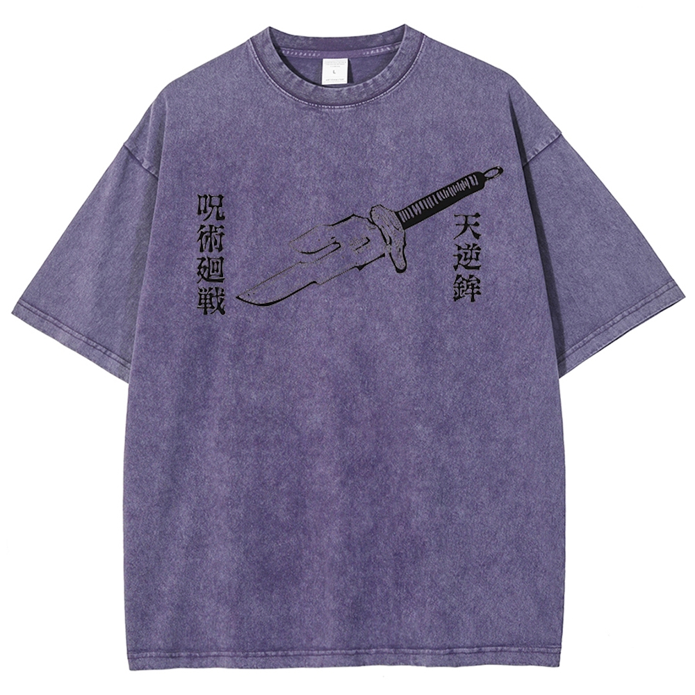 Demon Slayer: Kimetsu no Yaiba Unisex Fit Washed T-Shirt 2502003526