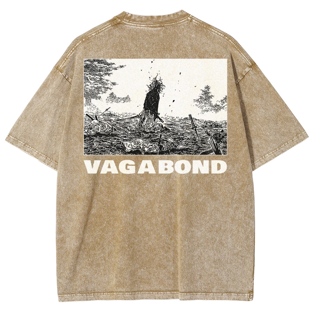 Ronin Swordsman Unisex Fit Washed T-Shirt 2502003537