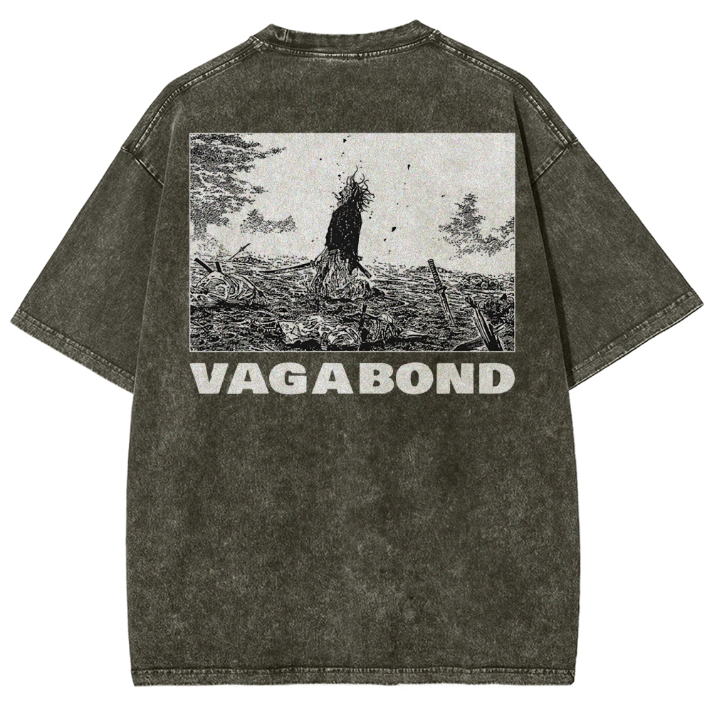 Ronin Swordsman Unisex Fit Washed T-Shirt 2502003537