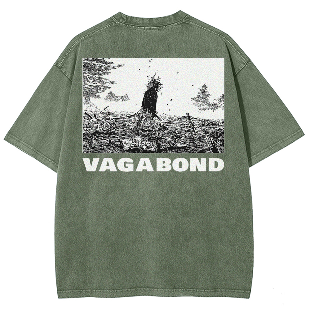 Ronin Swordsman Unisex Fit Washed T-Shirt 2502003537