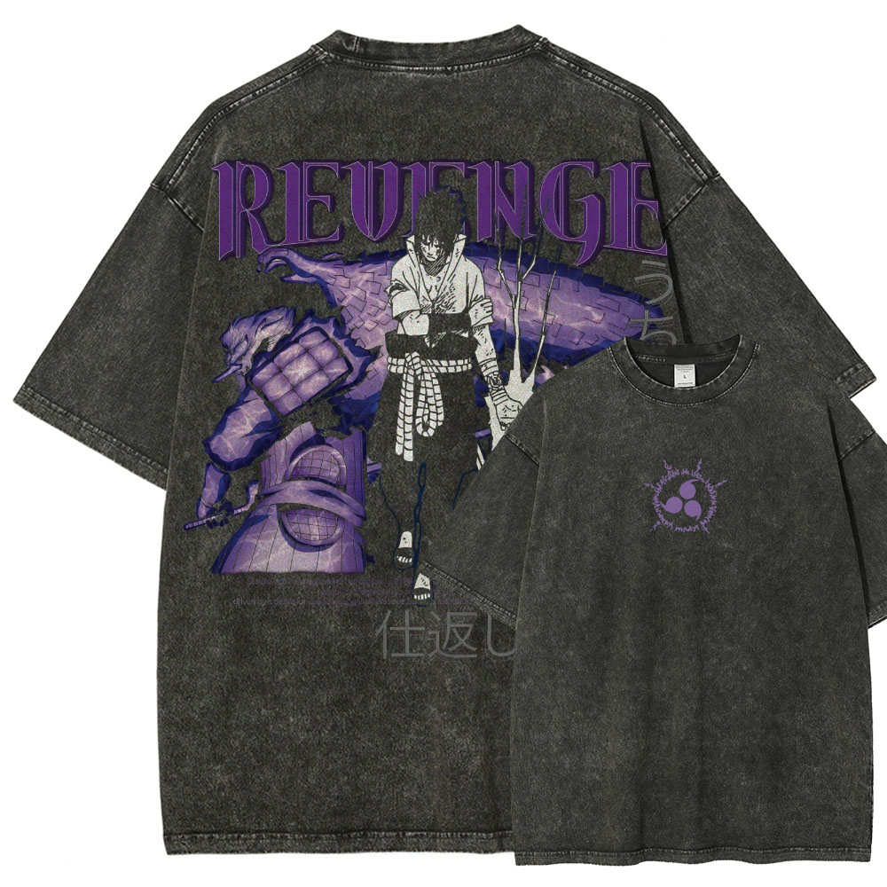  Naruto Unisex Fit Washed T-Shirt 2502003551