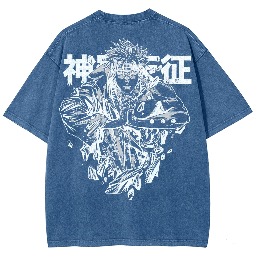 Naruto Unisex Fit Washed T-Shirt 2502003593