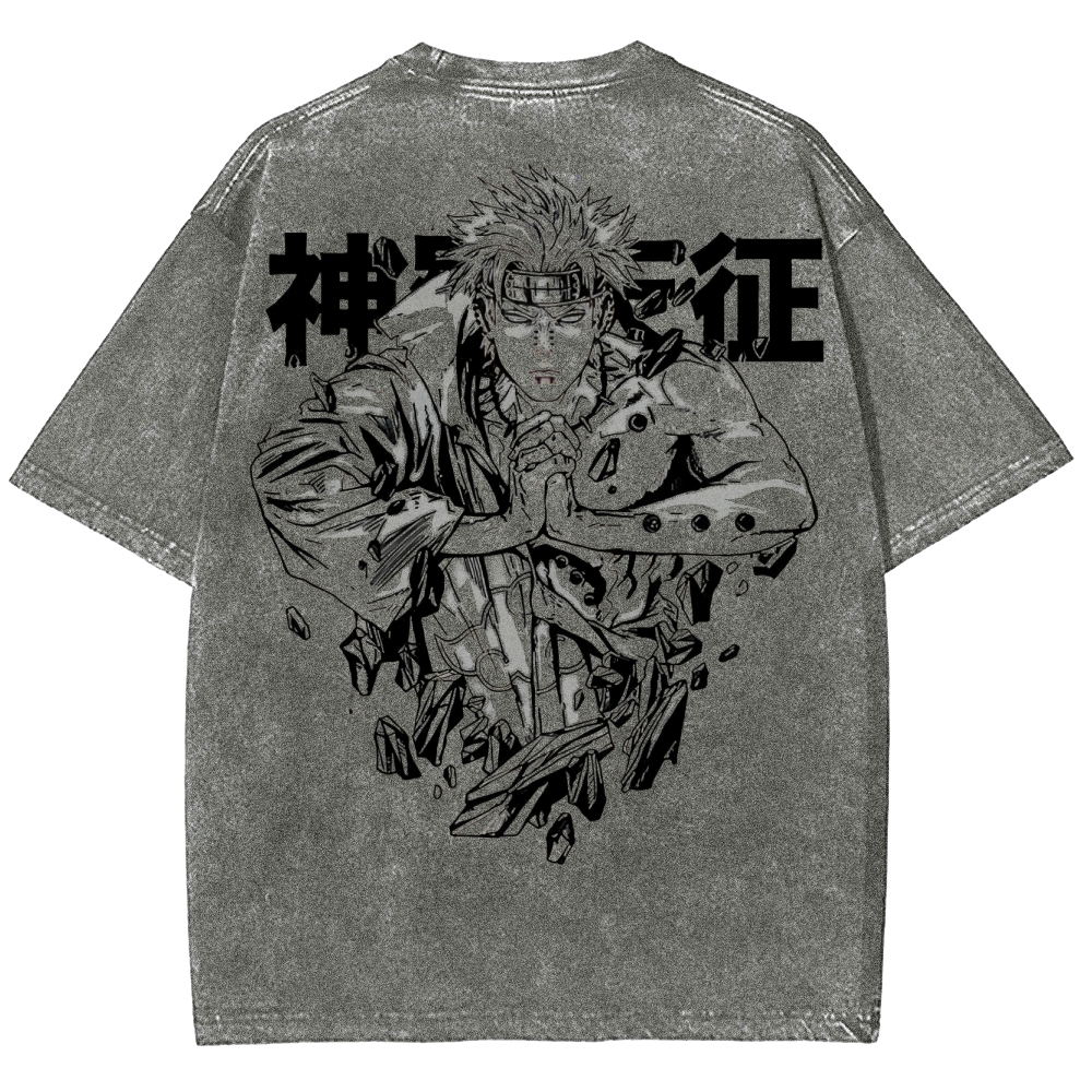 Naruto Unisex Fit Washed T-Shirt 2502003593