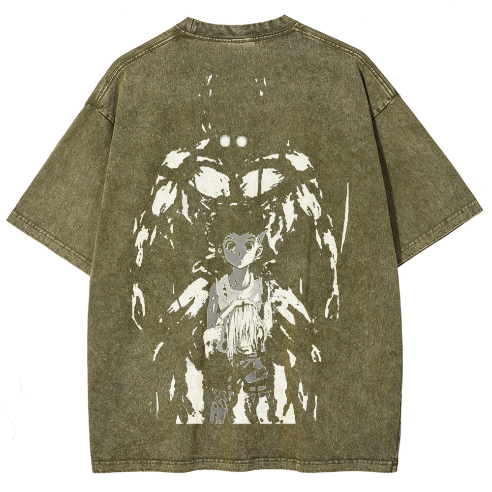 Gon Freecss Hunter X Hunter Unisex Fit Washed T-Shirt 2502003886