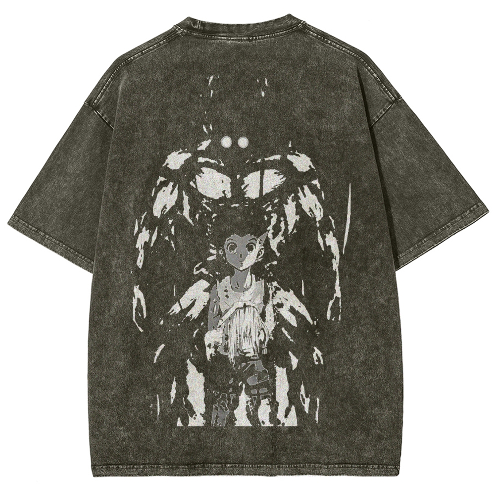 Gon Freecss Hunter X Hunter Unisex Fit Washed T-Shirt 2502003886