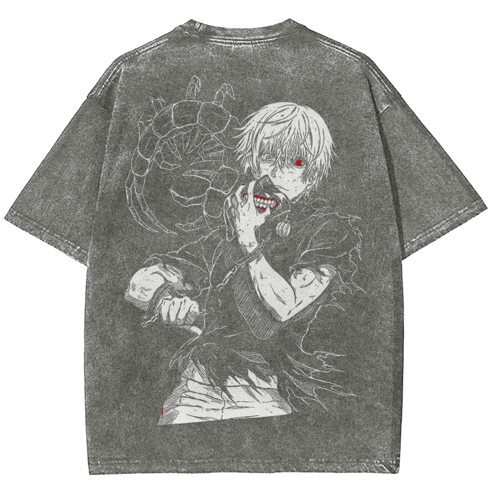 Tokyo Ghoul Kaneki Ken Quote Unisex Fit Washed T-Shirt 2502003904