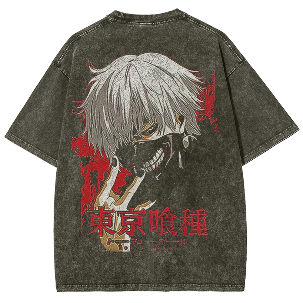 Tokyo Ghoul Kaneki Ken Quote Unisex Fit Washed T-Shirt 2502003907