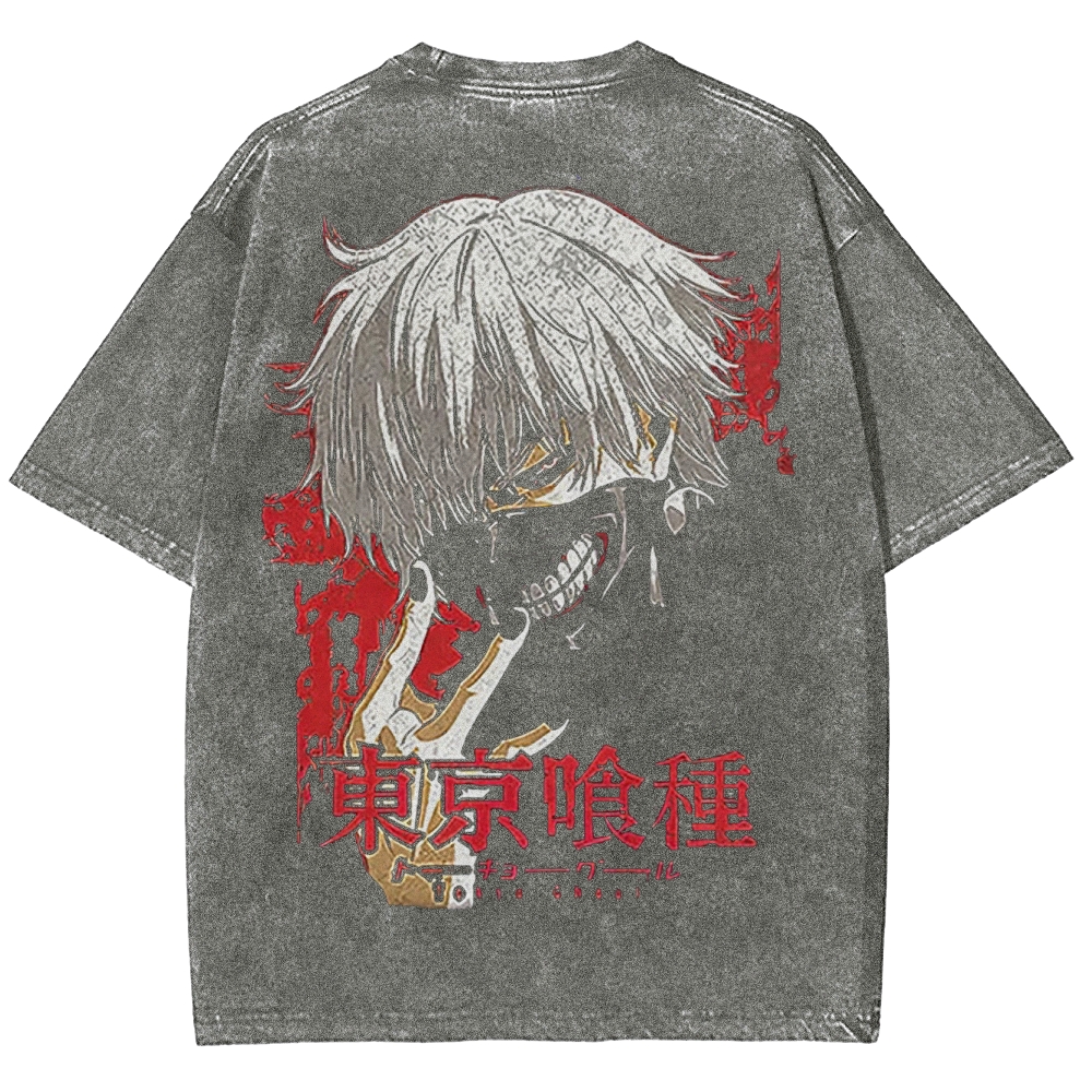 Tokyo Ghoul Kaneki Ken Quote Unisex Fit Washed T-Shirt 2502003907