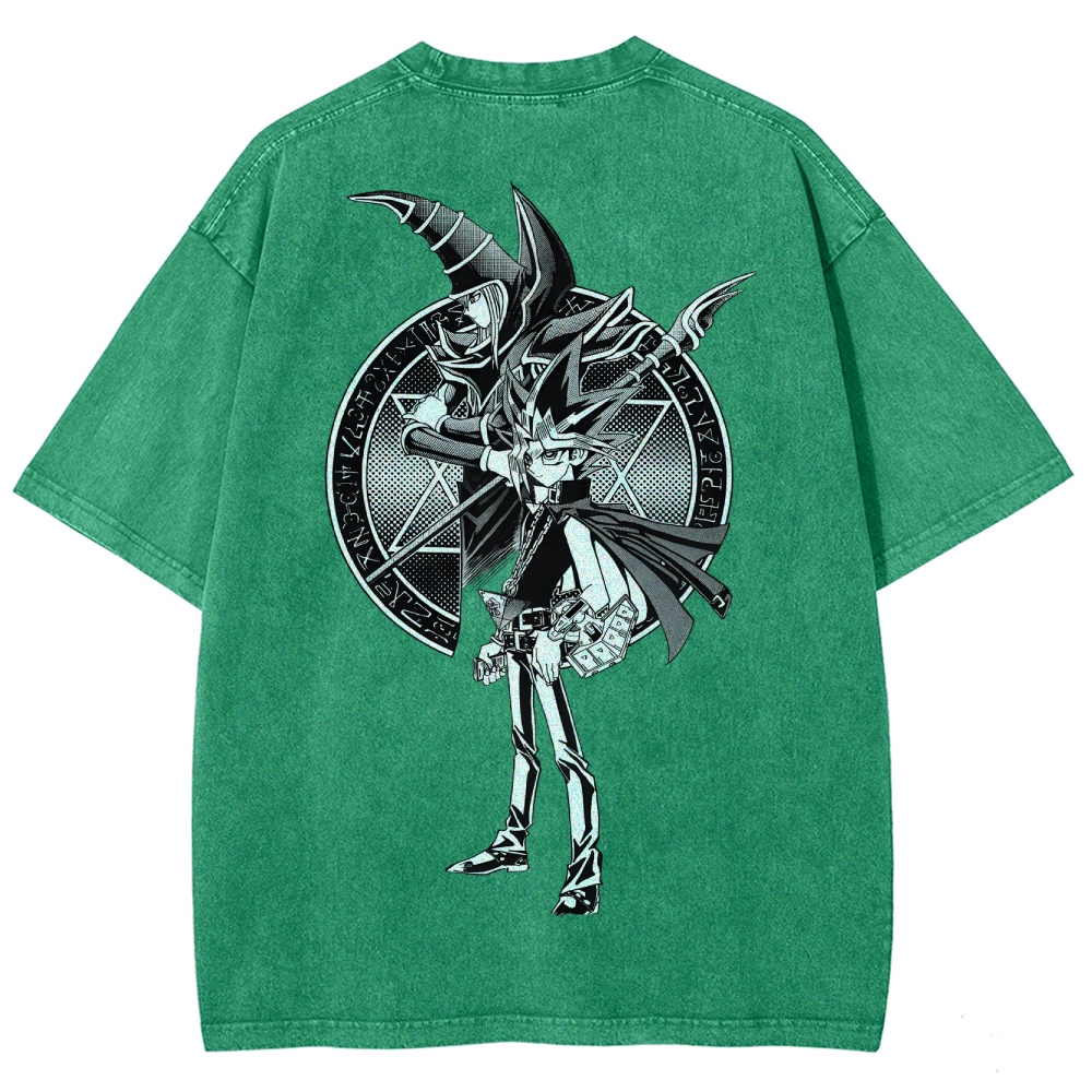 Yu-Gi-Oh! Dark Magician Unisex Fit Washed T-Shirt