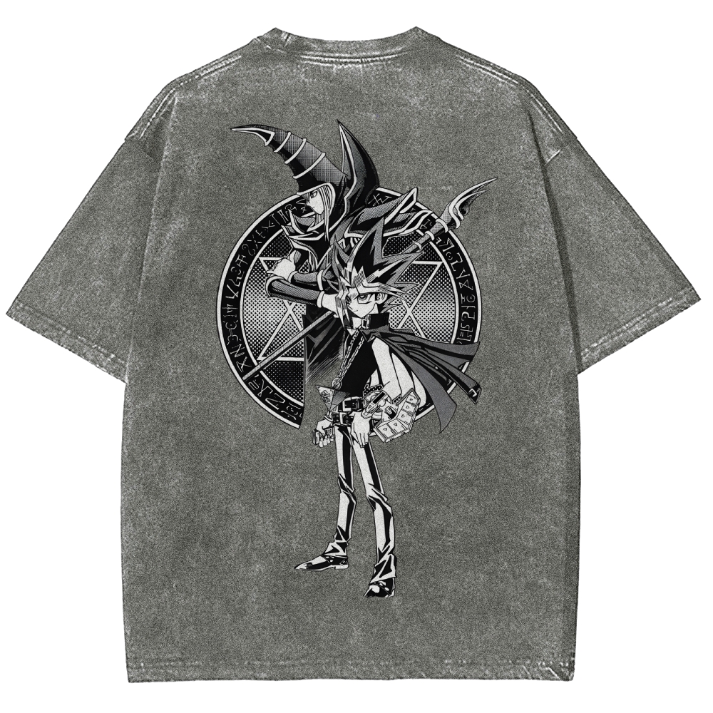 Yu-Gi-Oh! Dark Magician Unisex Fit Washed T-Shirt