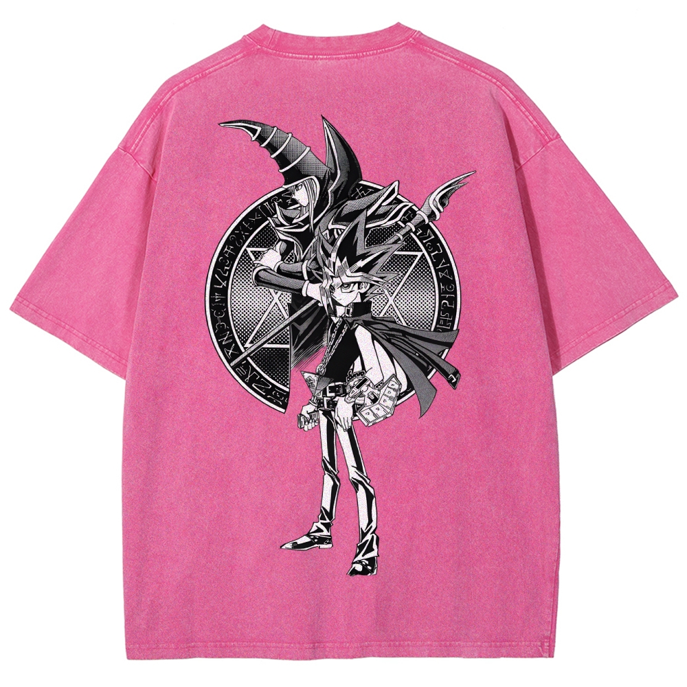 Yu-Gi-Oh! Dark Magician Unisex Fit Washed T-Shirt