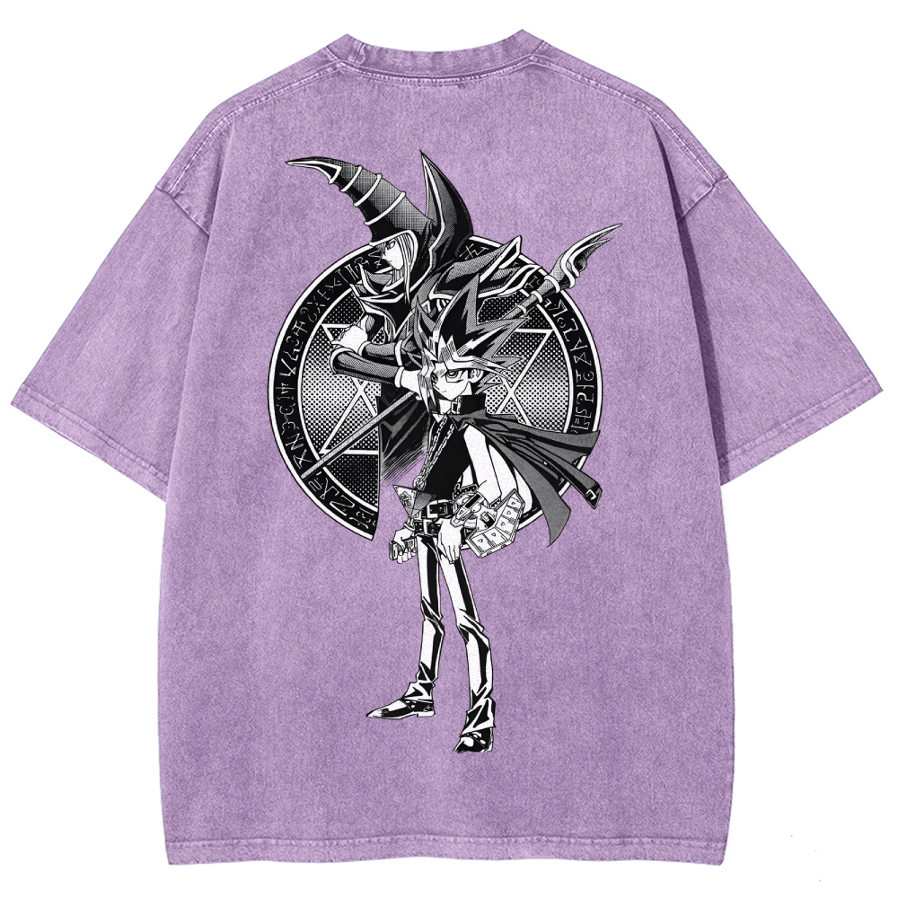 Yu-Gi-Oh! Dark Magician Unisex Fit Washed T-Shirt