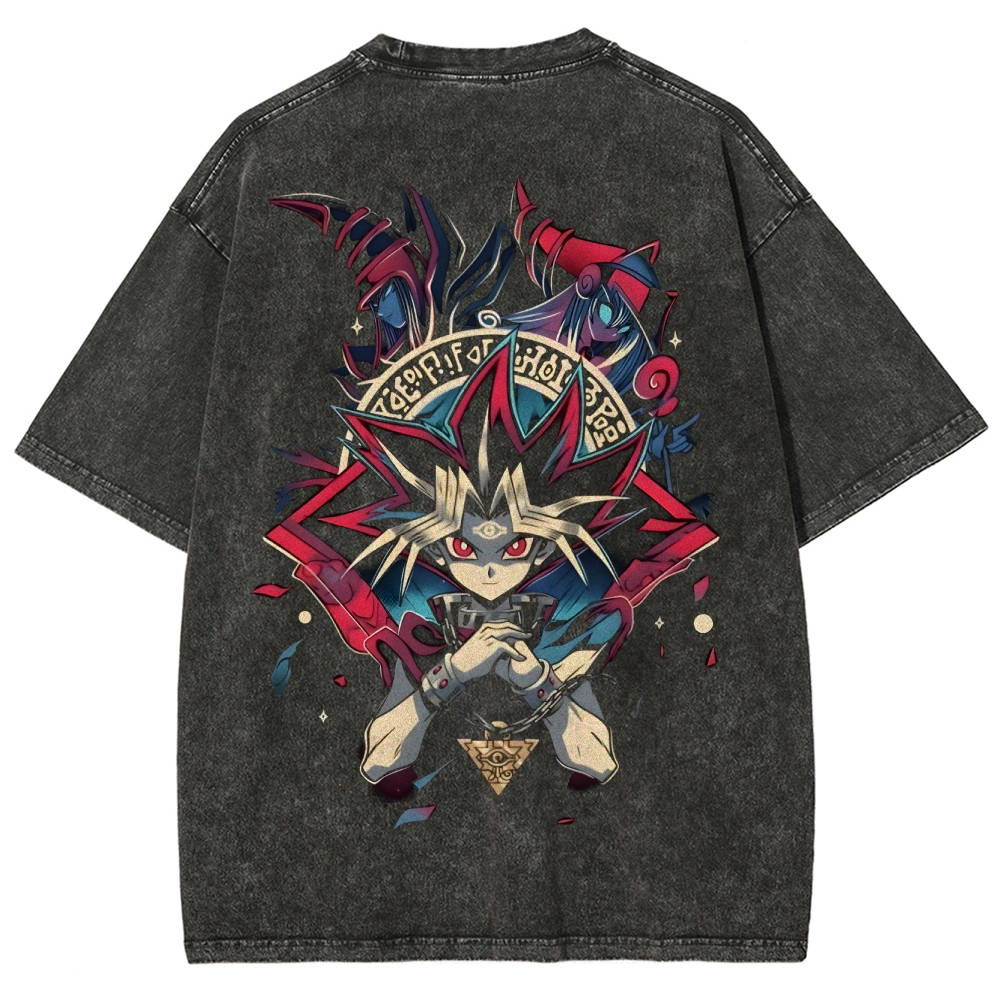 Yu-Gi-Oh! Dark Magician Unisex Fit Washed T-Shirt