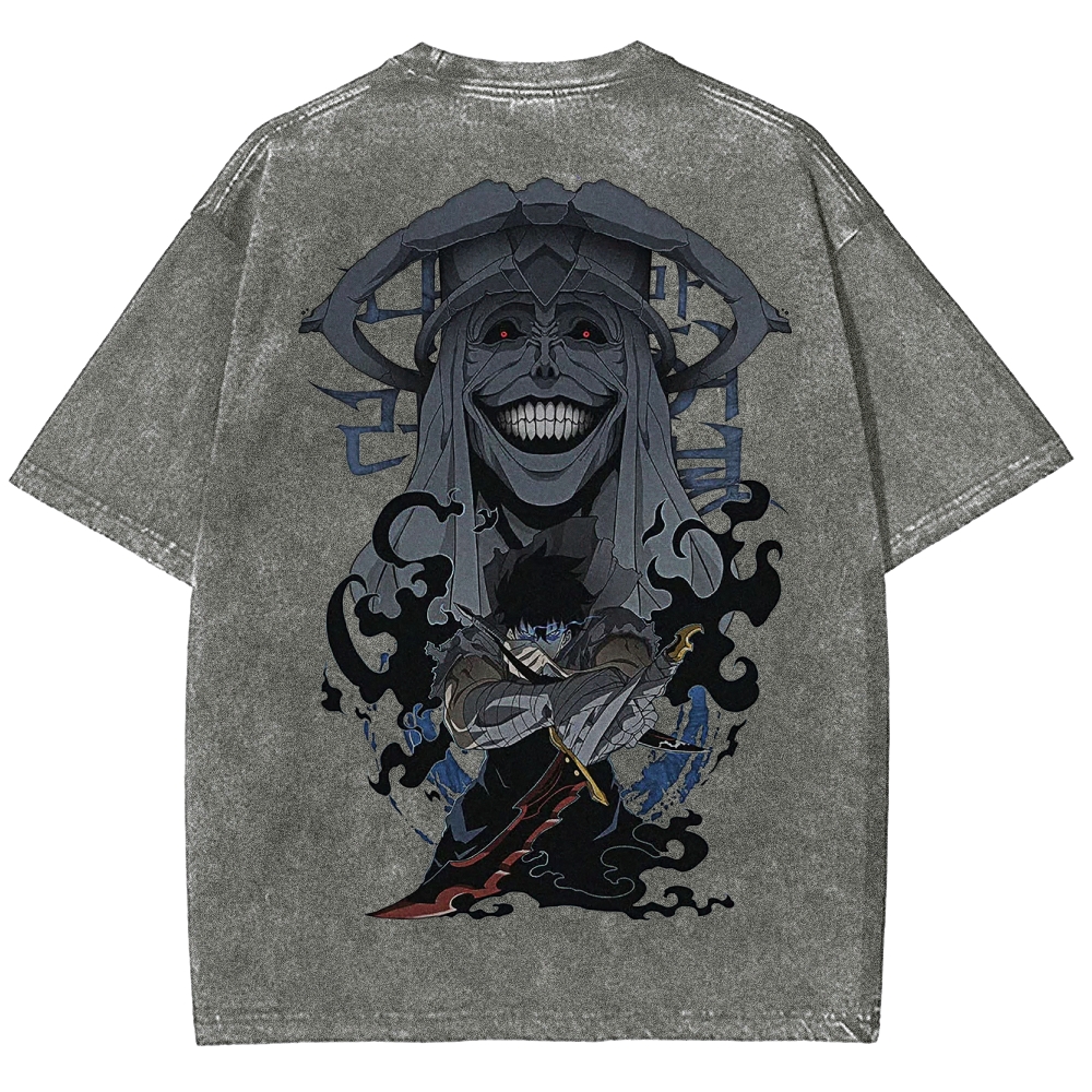 solo leveling Unisex Fit Washed T-Shirt 2502004266