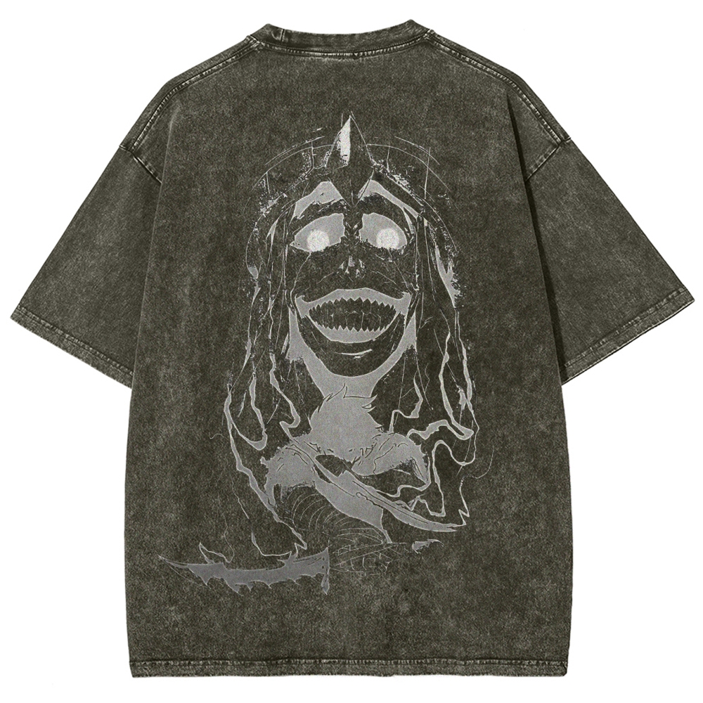 solo leveling Unisex Fit Washed T-Shirt 2502004303