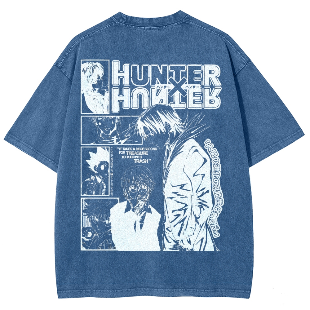 HunterxHunter Unisex Fit Washed T-Shirt 2502004490