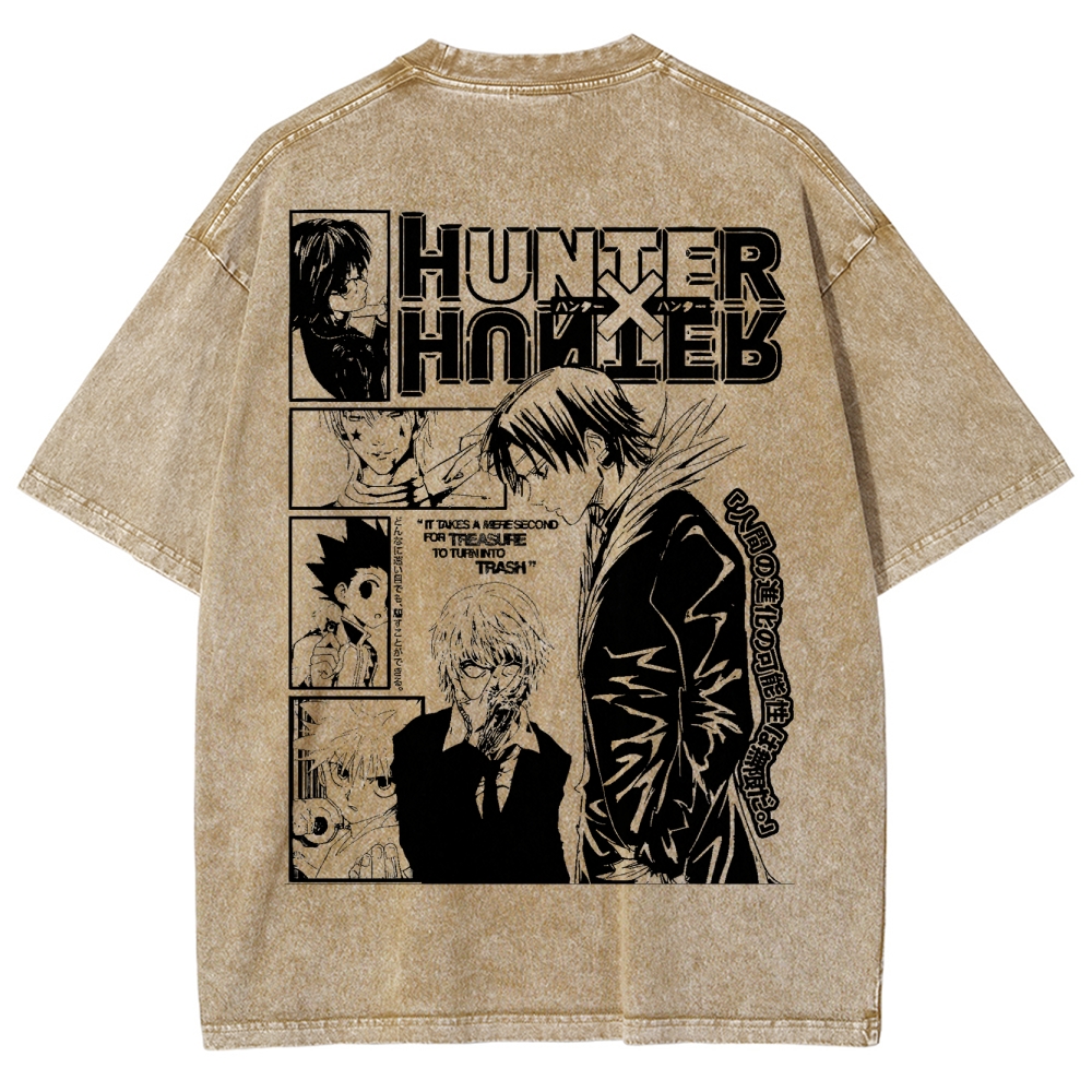 HunterxHunter Unisex Fit Washed T-Shirt 2502004490