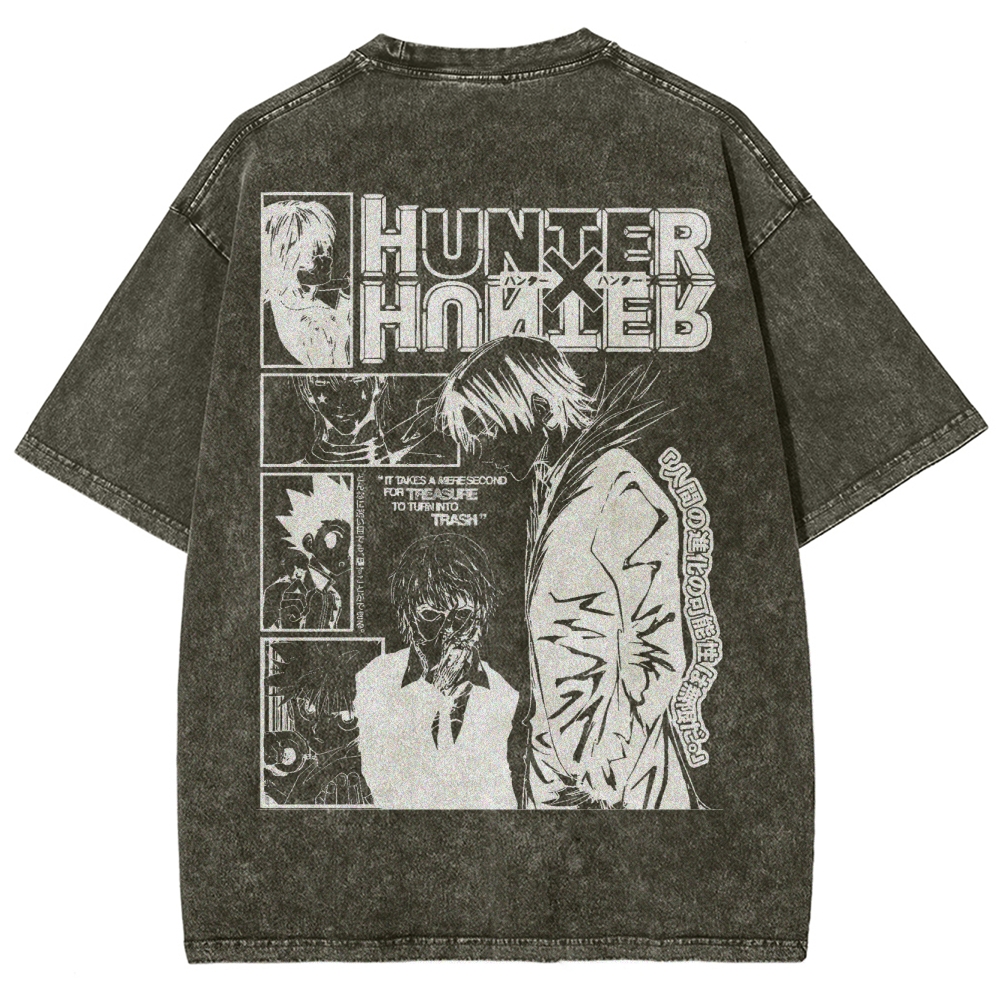 HunterxHunter Unisex Fit Washed T-Shirt 2502004490