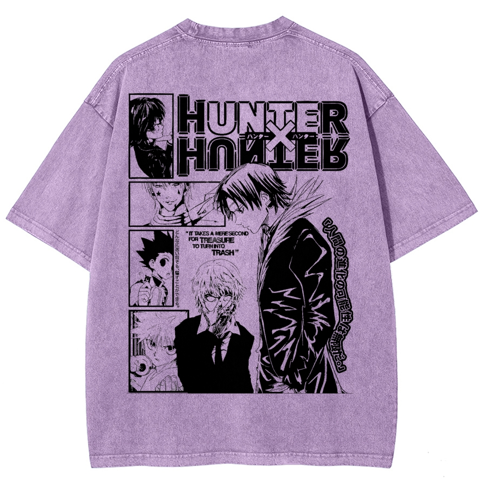HunterxHunter Unisex Fit Washed T-Shirt 2502004490