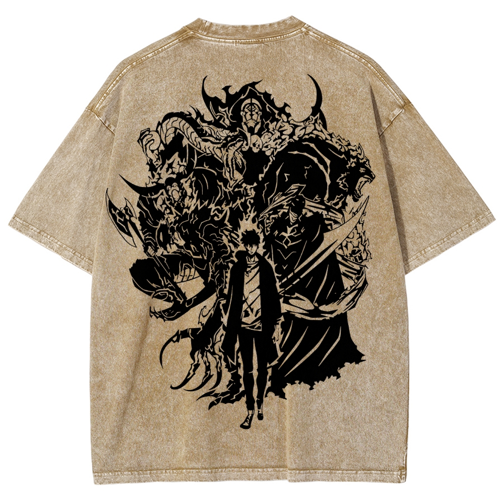 solo levelingUnisex Fit Washed T-Shirt 2502004720