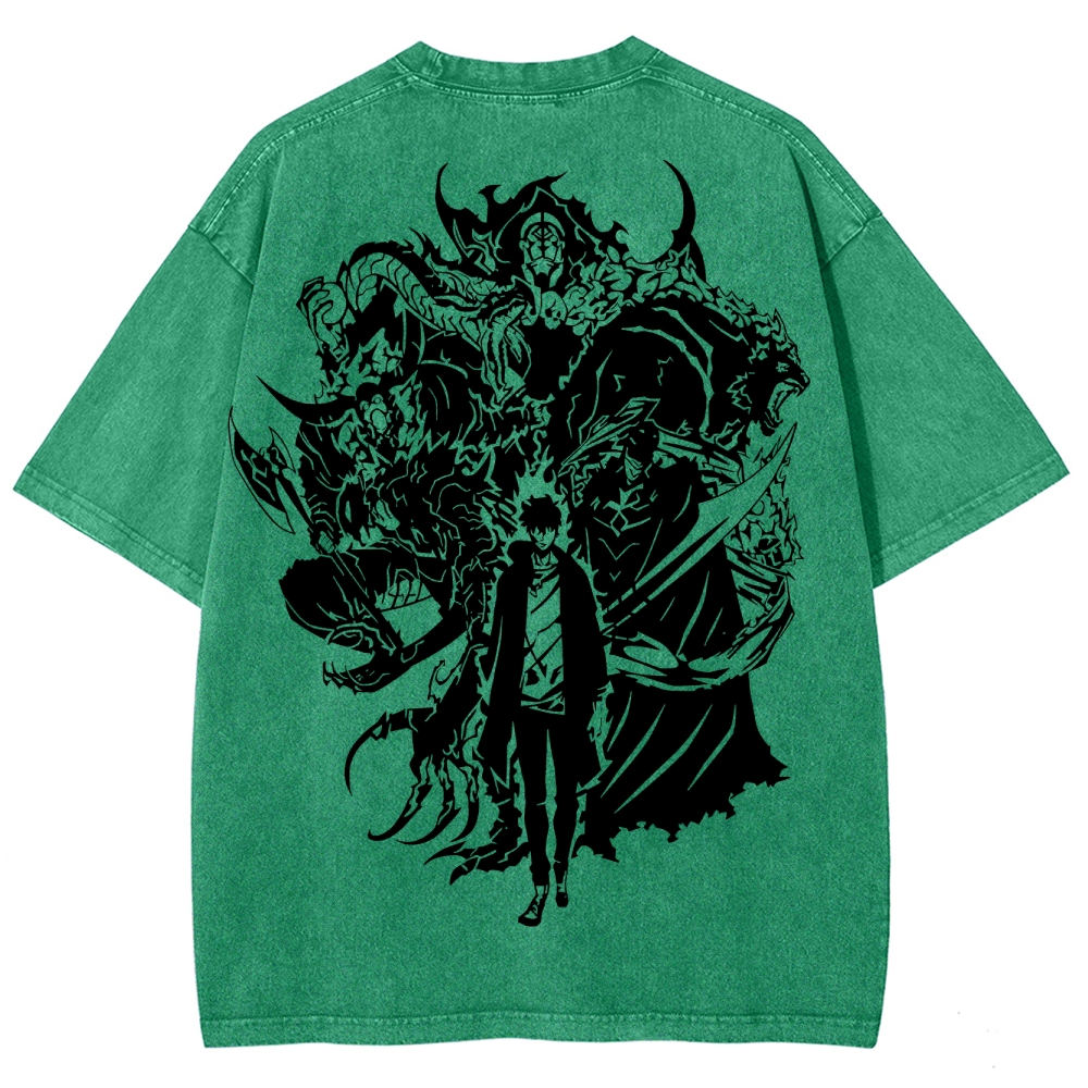 solo levelingUnisex Fit Washed T-Shirt 2502004720