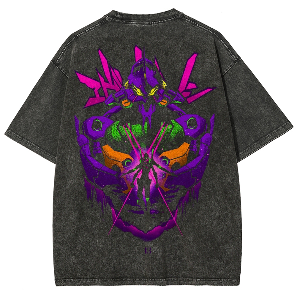 Neon Genesis Evangelion Unisex Fit Washed T-Shirt 2502005757
