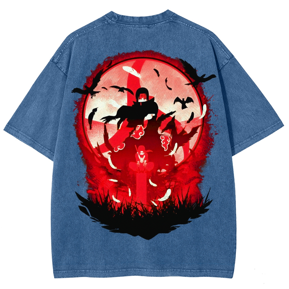Naruto Unisex Fit Washed T-Shirt 2502006796
