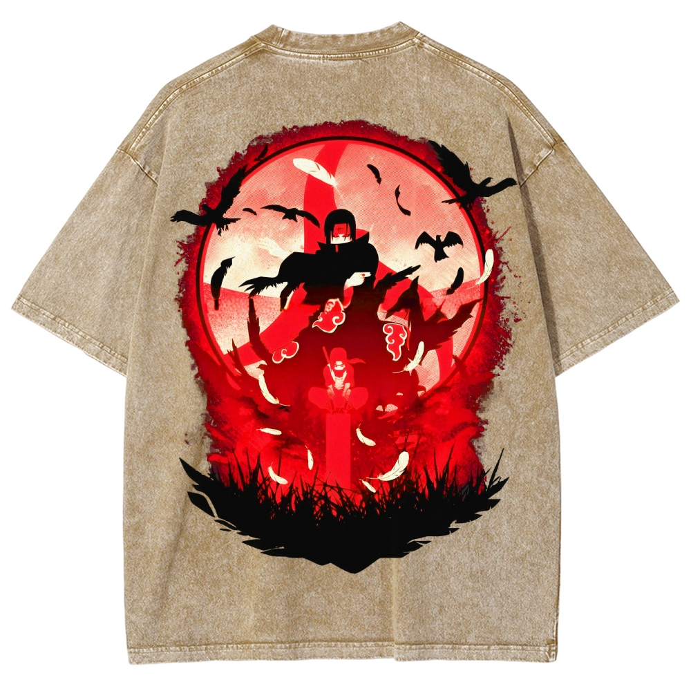 Naruto Unisex Fit Washed T-Shirt 2502006796