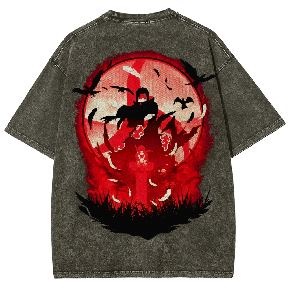 Naruto Unisex Fit Washed T-Shirt 2502006796