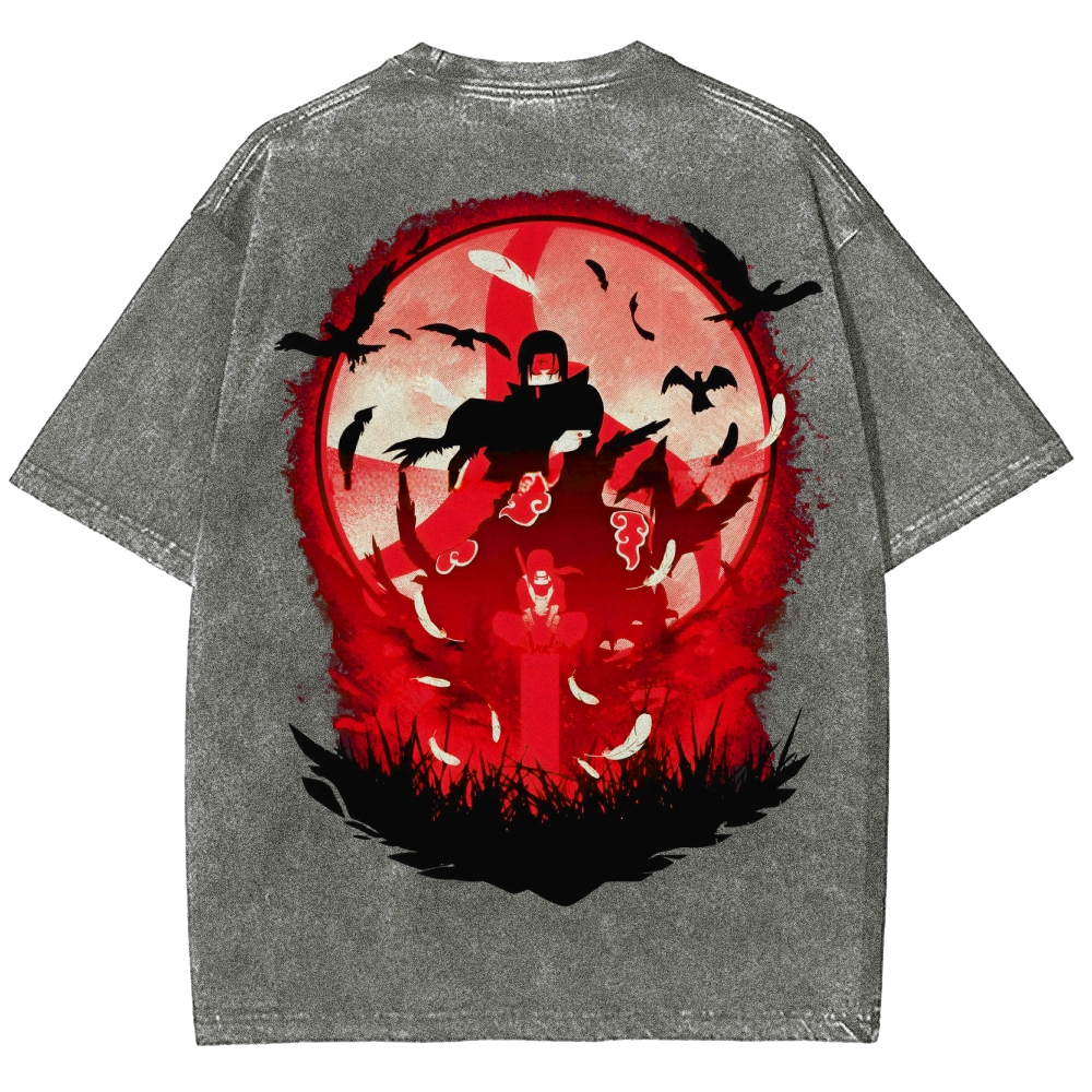 Naruto Unisex Fit Washed T-Shirt 2502006796