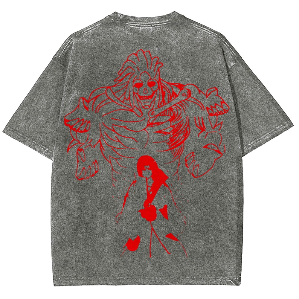 Naruto Unisex Fit Washed T-Shirt 2502006949