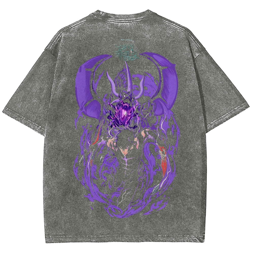 solo leveling Unisex Fit Washed T-Shirt 2502007467