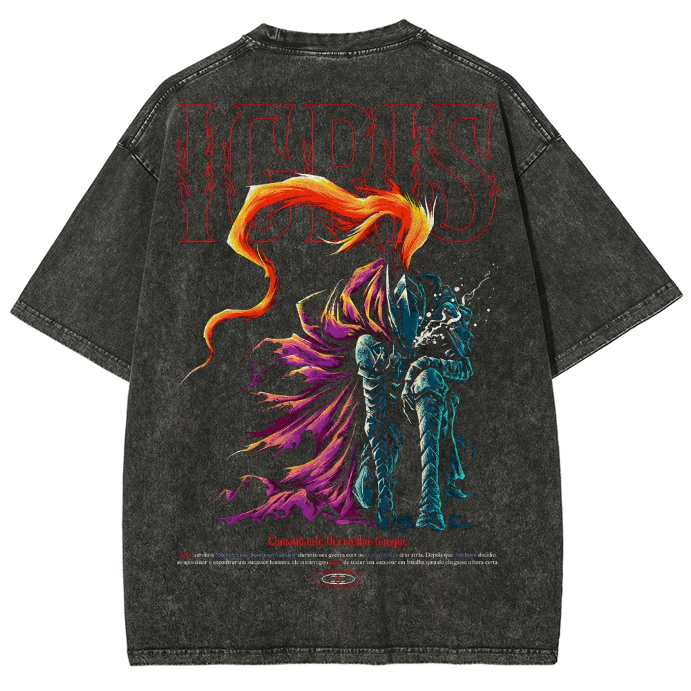 solo leveling Unisex Fit Washed T-Shirt 2502007508