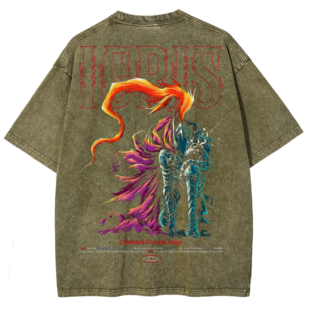 solo leveling Unisex Fit Washed T-Shirt 2502007508