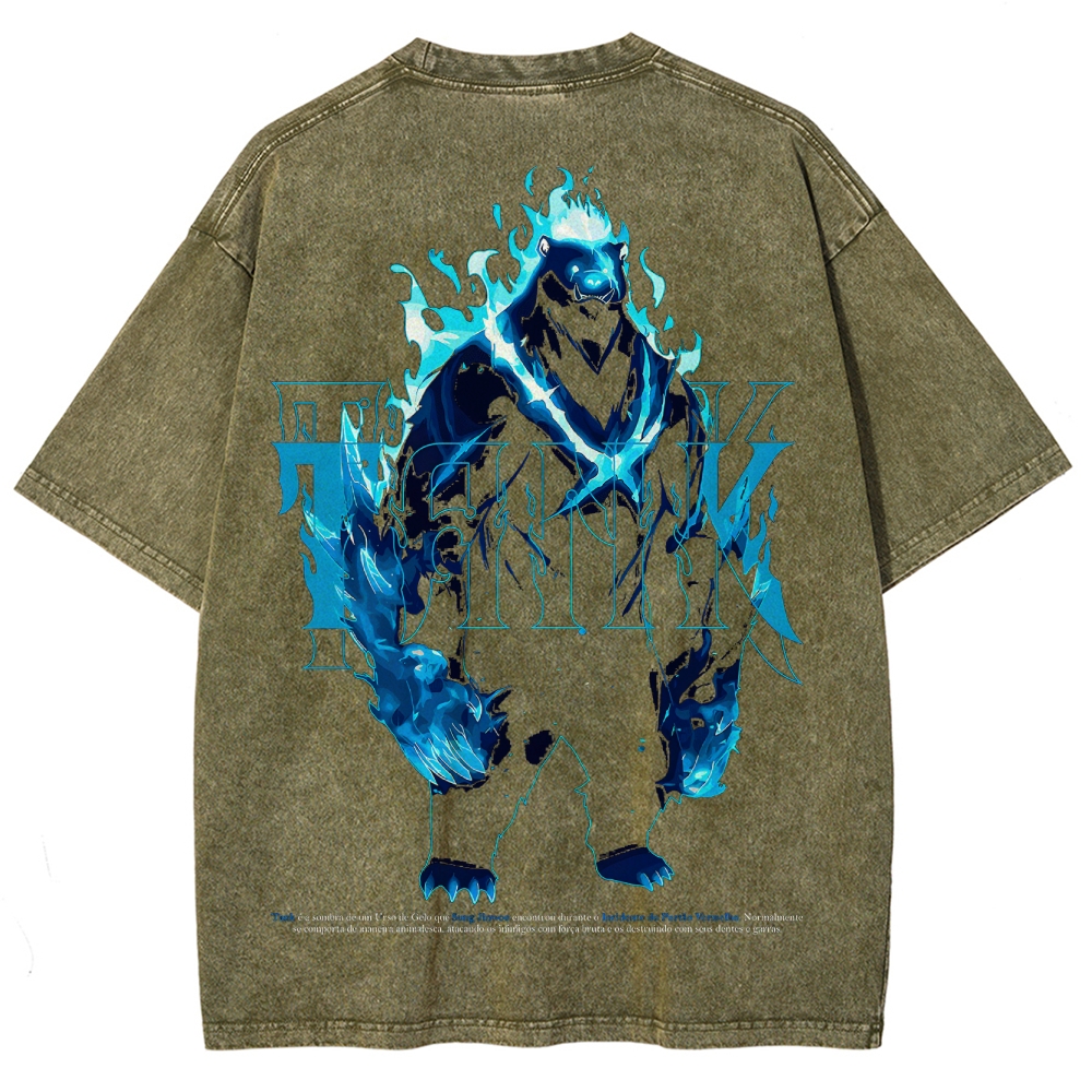 solo leveling Unisex Fit Washed T-Shirt 2502007514