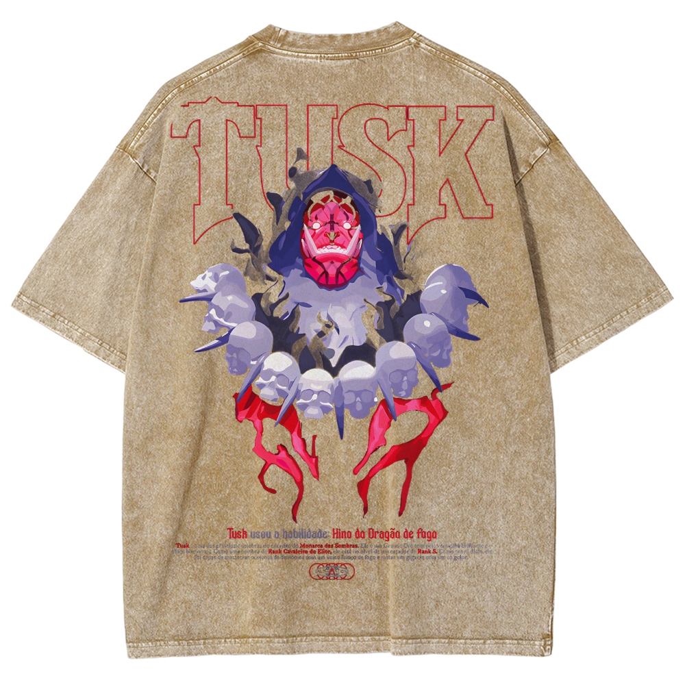 solo leveling Unisex Fit Washed T-Shirt 2502007520