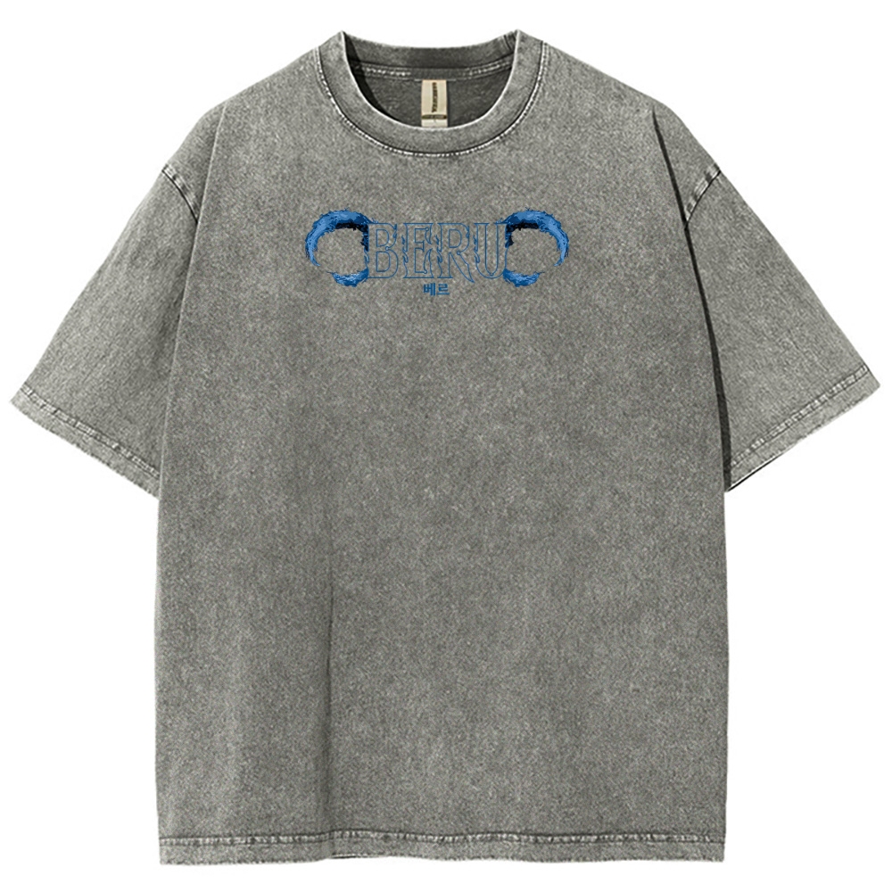 solo leveling Unisex Fit Washed T-Shirt 2502007532